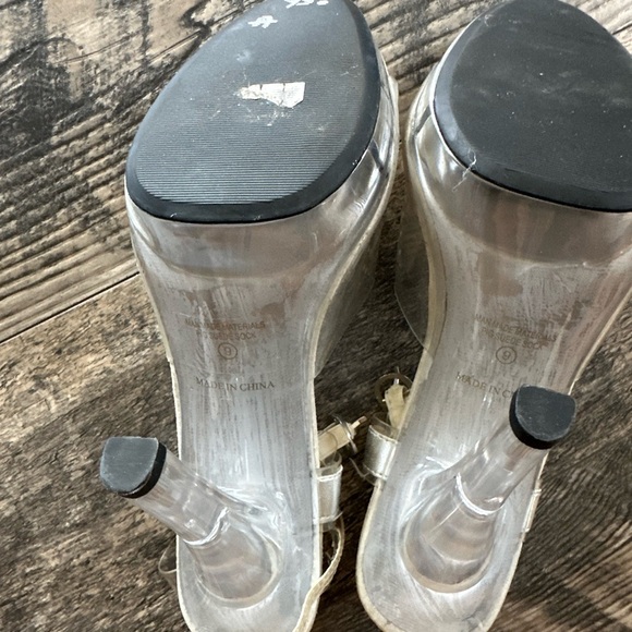 Ellie Transparent Women's Heels - Picture 3 of 4